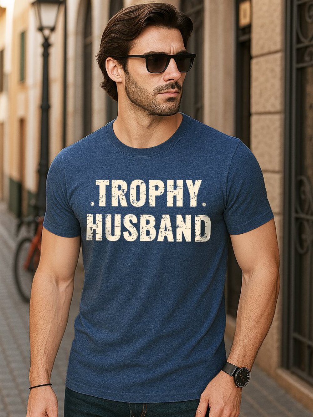 Men’s Trophy Husband Graphic T-Shirt Regular Fit